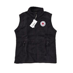 Canadian Red Cross Black Fleece Vest NWT Unisex M